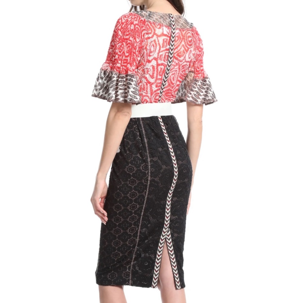 NWT Byron Lars Midi Lace Dress 6